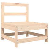 Salon de jardin 3 pcs bois massif de pin