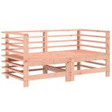 Garten-Ecksofas, 2 Stück, massives Douglas-Holz