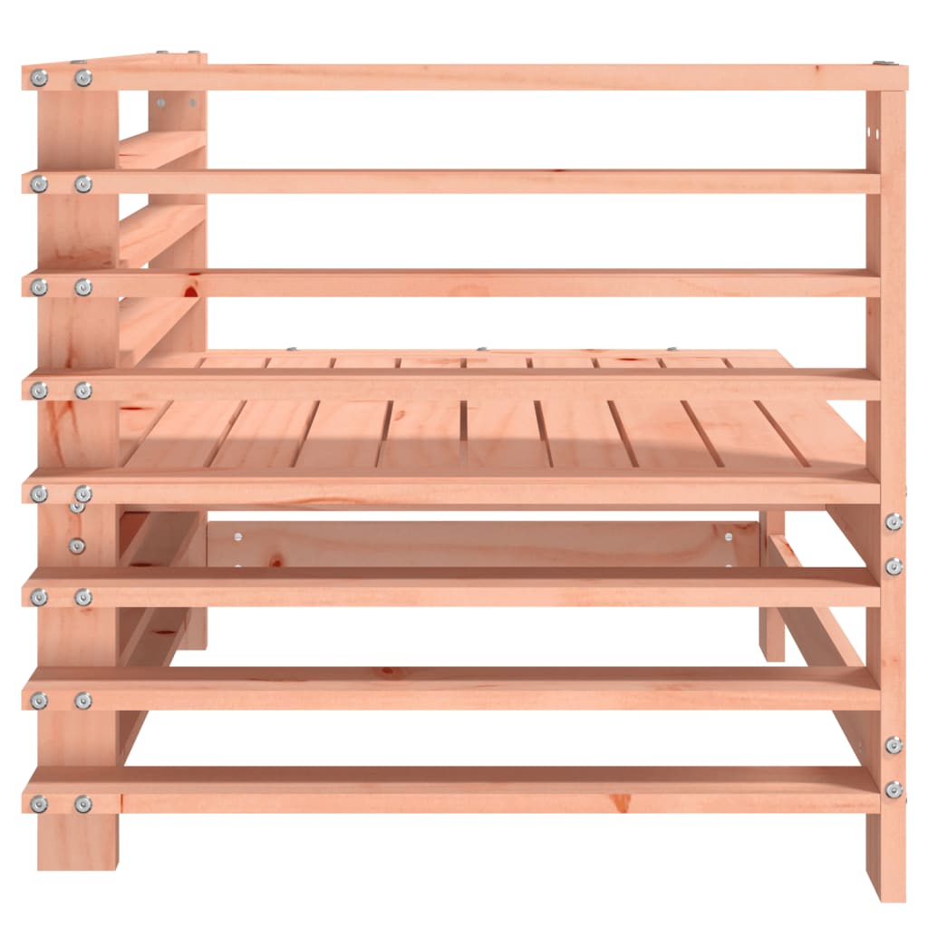 Garten-Ecksofas, 2 Stück, massives Douglas-Holz