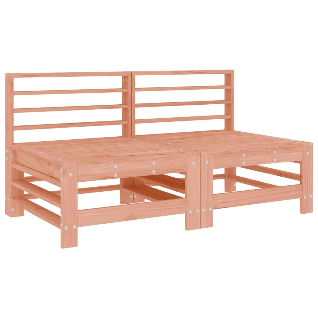 Canapés centraux de jardin 2 pcs bois massif douglas