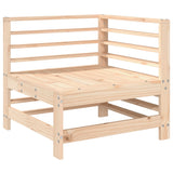 Salon de jardin 3 pcs bois massif de pin