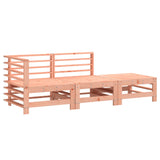 Salon de jardin 3 pcs bois massif douglas