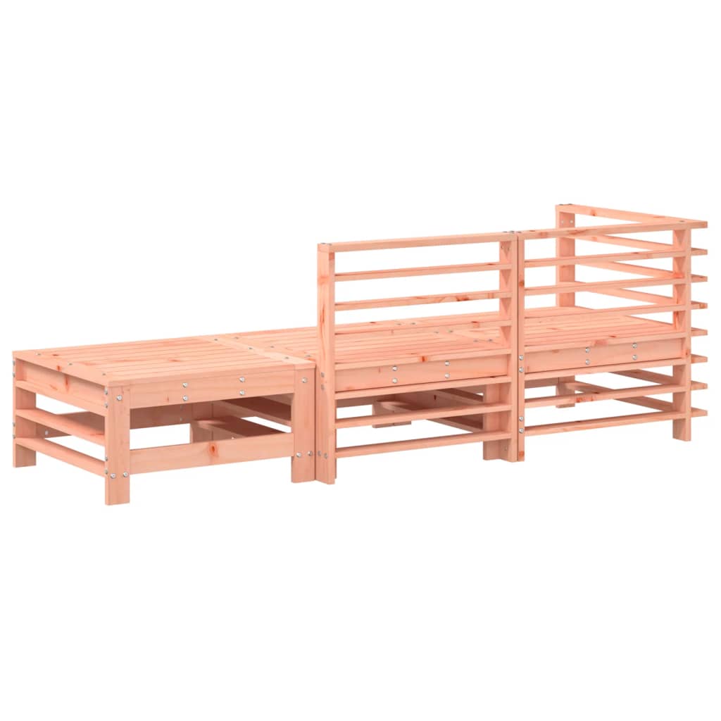 Salon de jardin 3 pcs bois massif douglas