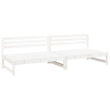 Canapés centraux de jardin 2pcs blanc 120x80 cm bois pin massif