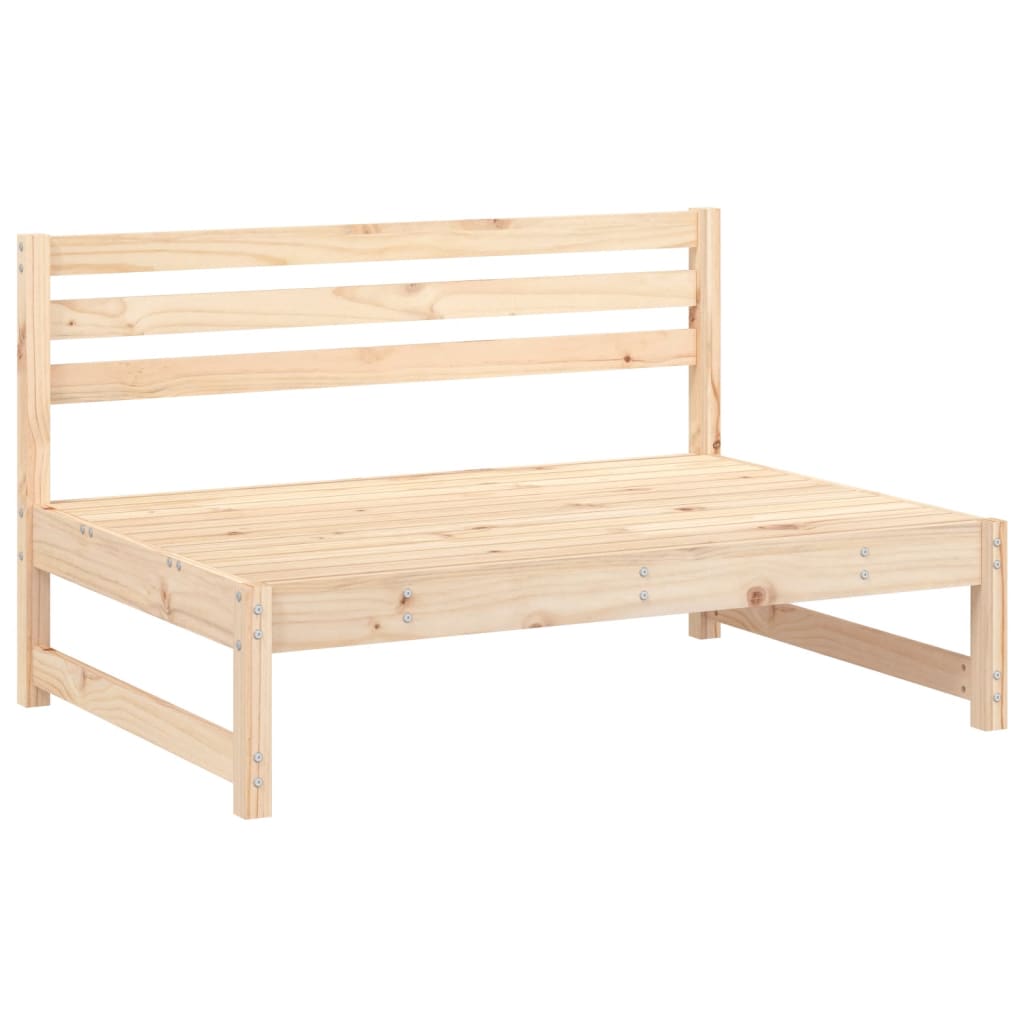 Salon de jardin 2 pcs bois de pin massif