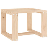 Table d'appoint de jardin 40x38x28,5 cm bois massif de pin