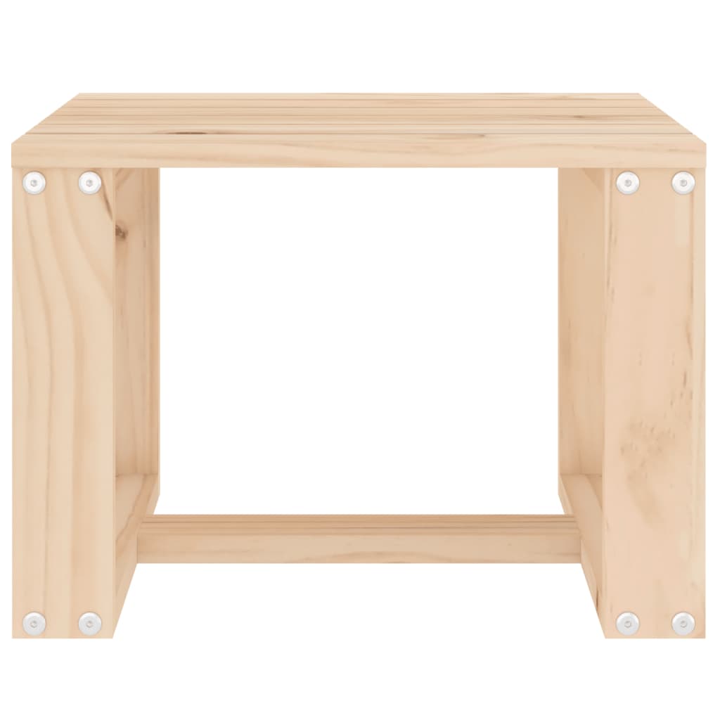 Table d'appoint de jardin 40x38x28,5 cm bois massif de pin