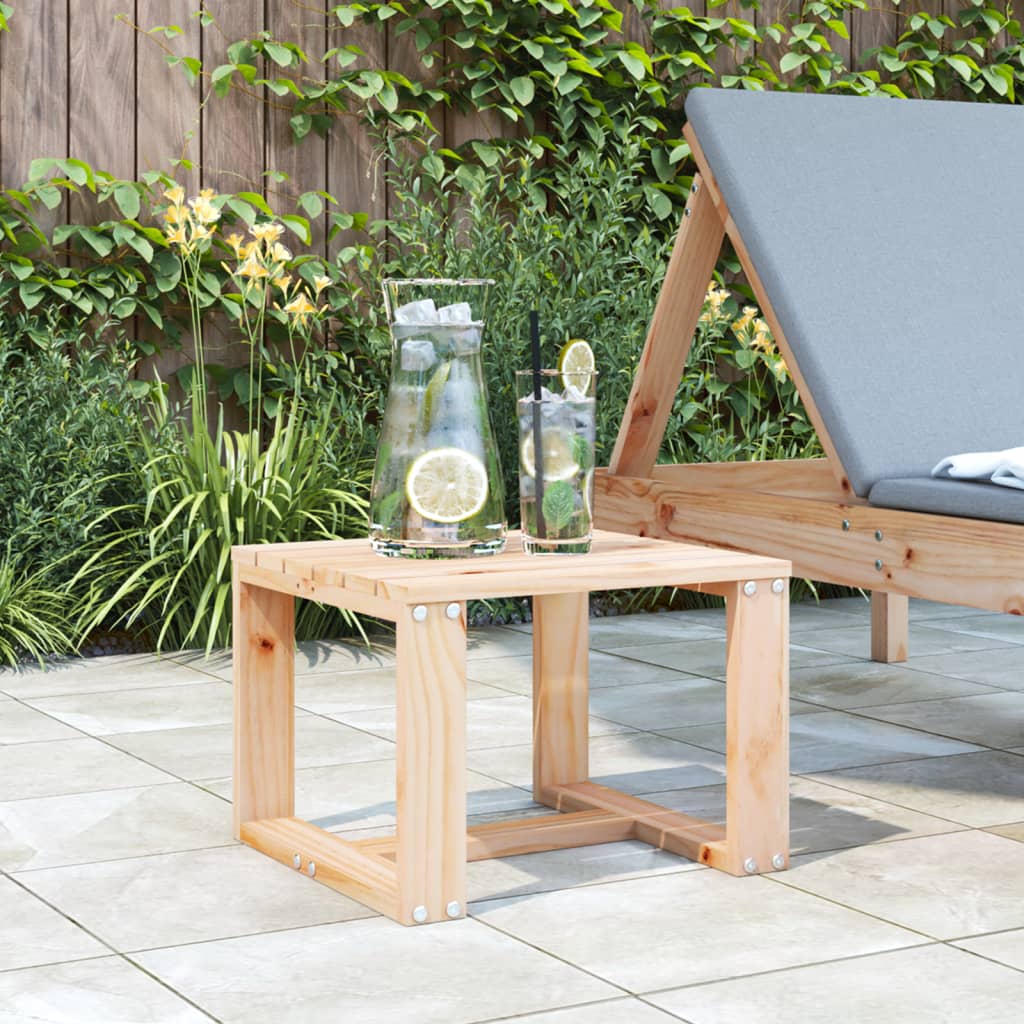 Table d'appoint de jardin 40x38x28,5 cm bois massif de pin