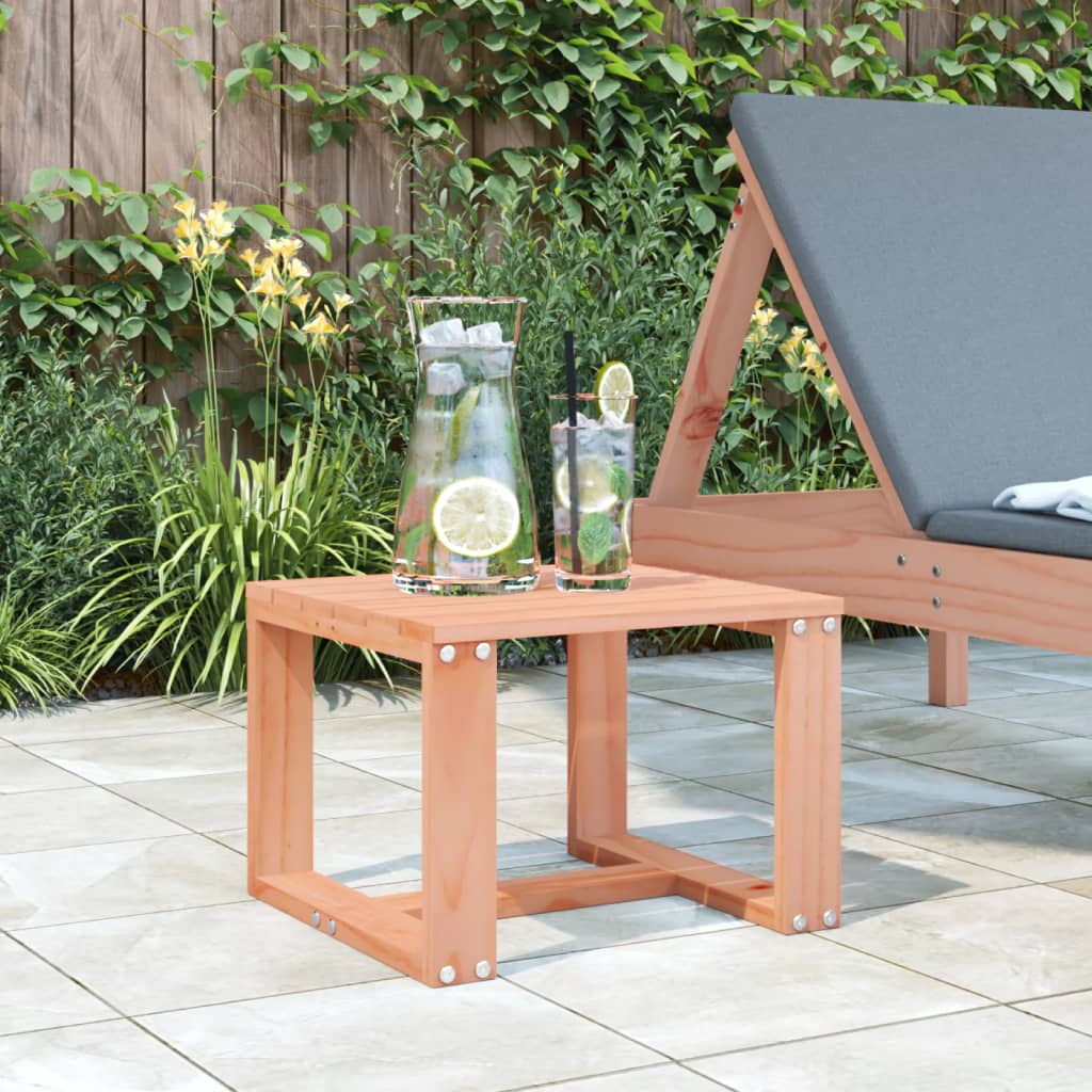 Table d'appoint de jardin 40x38x28,5 cm bois massif de douglas