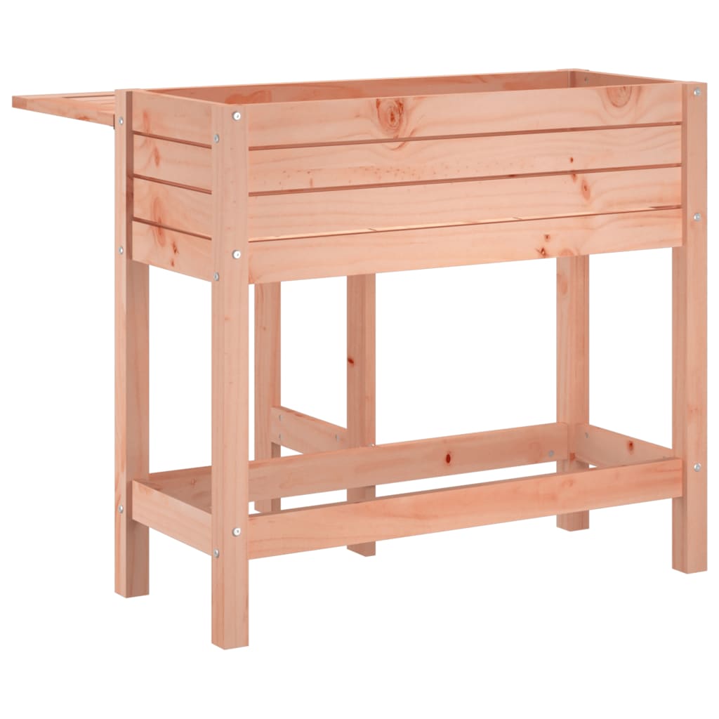 Jardinière avec dessus de table pliable bois de Douglas massif