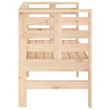 Banc de jardin 111,5x53x71 cm bois massif de pin