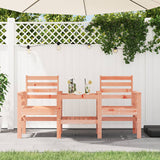 Banc de jardin avec table 2 places bois massif de douglas