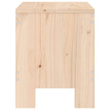 Tabourets de jardin lot de 2 40x36x45 cm bois massif de pin