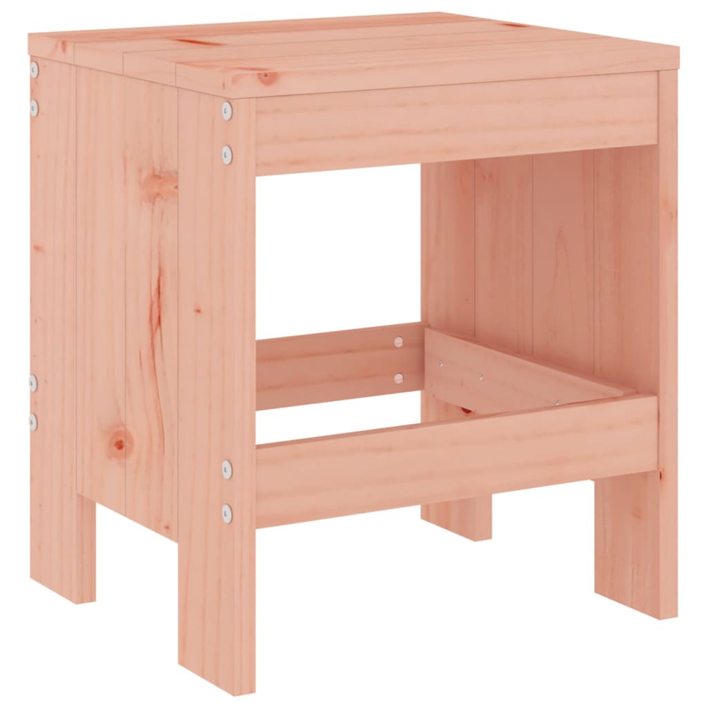 Tabourets de jardin lot de 2 40x36x45 cm bois massif Douglas