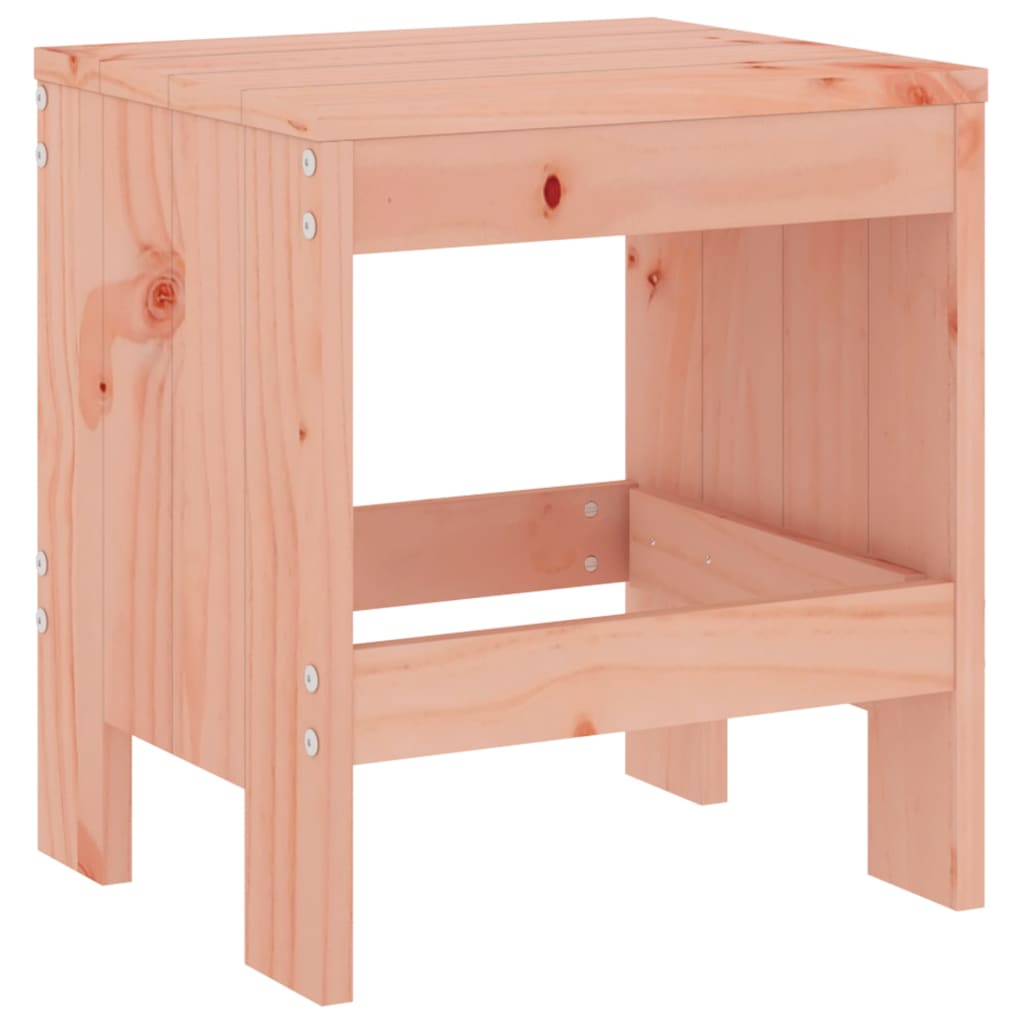 Tabourets de jardin lot de 2 40x36x45 cm bois massif Douglas