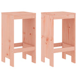 Barhocker 2er-Set 40x36x75 cm Massivholz Douglasie