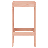 Tabourets de bar lot de 2 40x36x75 cm bois massif Douglas