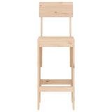 Tabourets de bar lot de 2 40x48,5x115,5 cm bois massif de pin