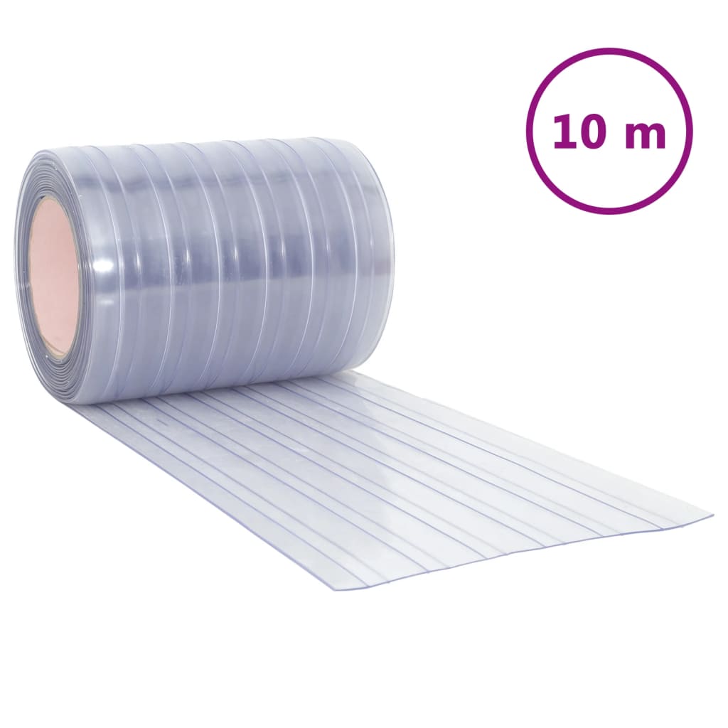 Rideau de porte transparent 300 mmx2,6 mm 10 m PVC