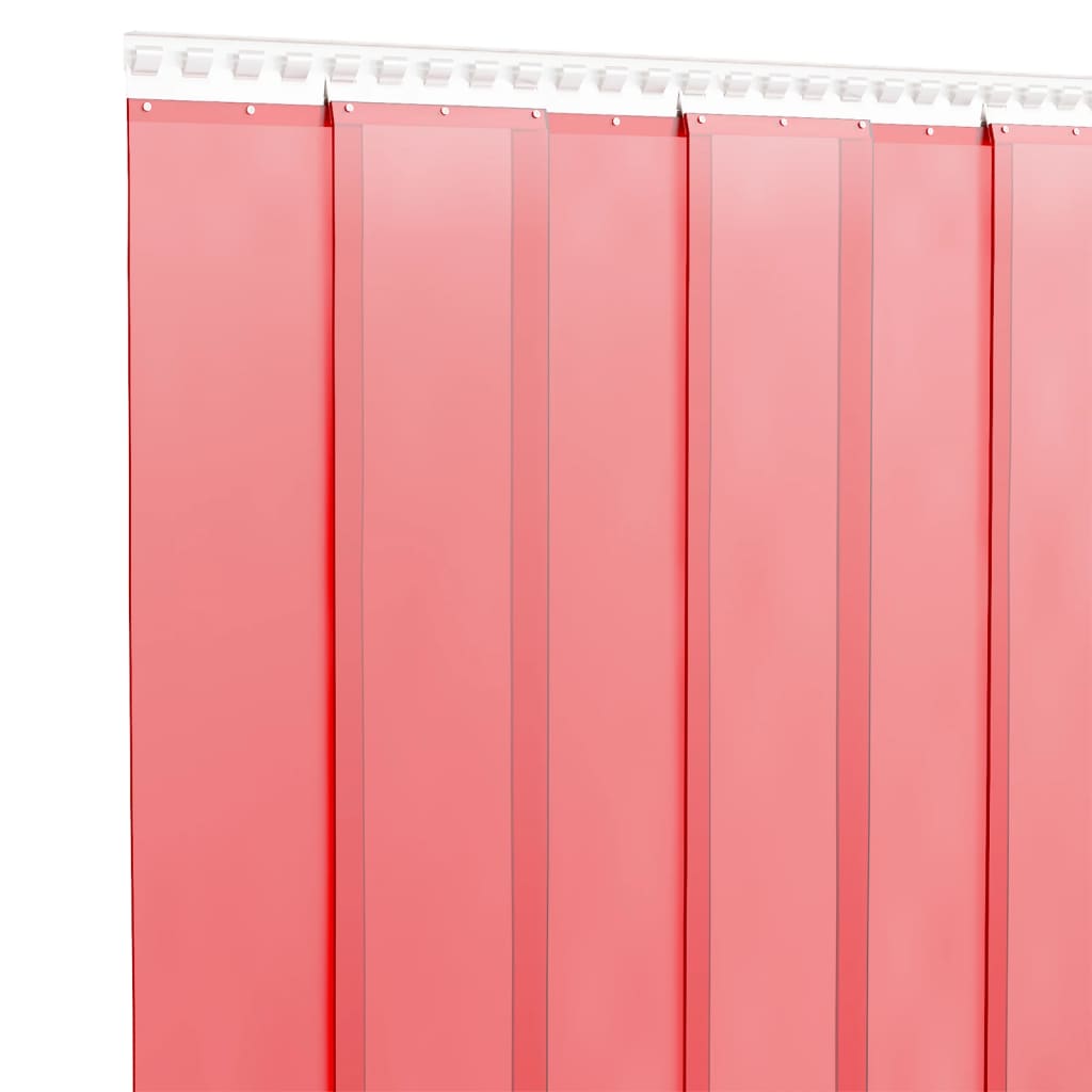 Red door curtain 200mmx1.6mm 50m PVC