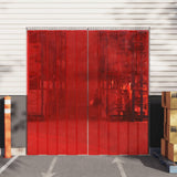 Red door curtain 200mmx1.6mm 50m PVC