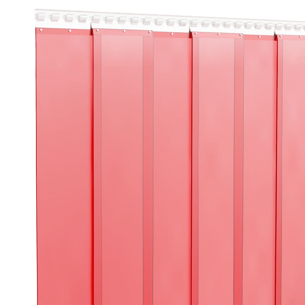 Rideau de porte rouge 300 mmx2,6 mm 10 m PVC