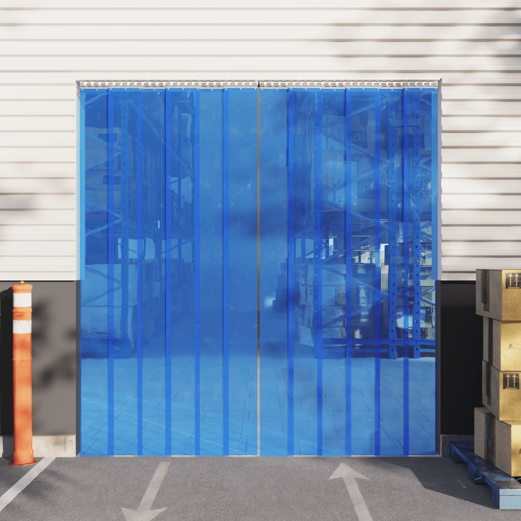 Blue Door Curtain 200mmx1.6mm 10m PVC