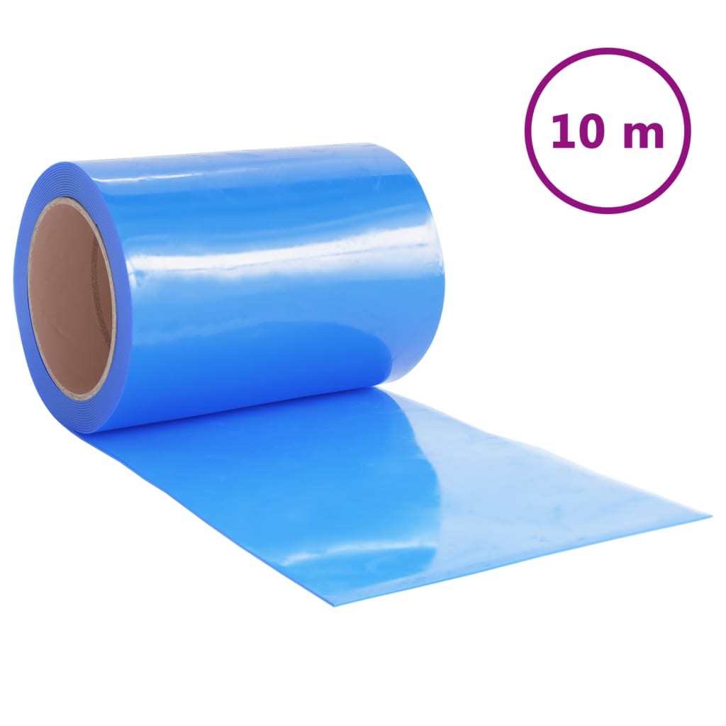 Rideau de porte bleu 300 mmx2,6 mm 10 m PVC