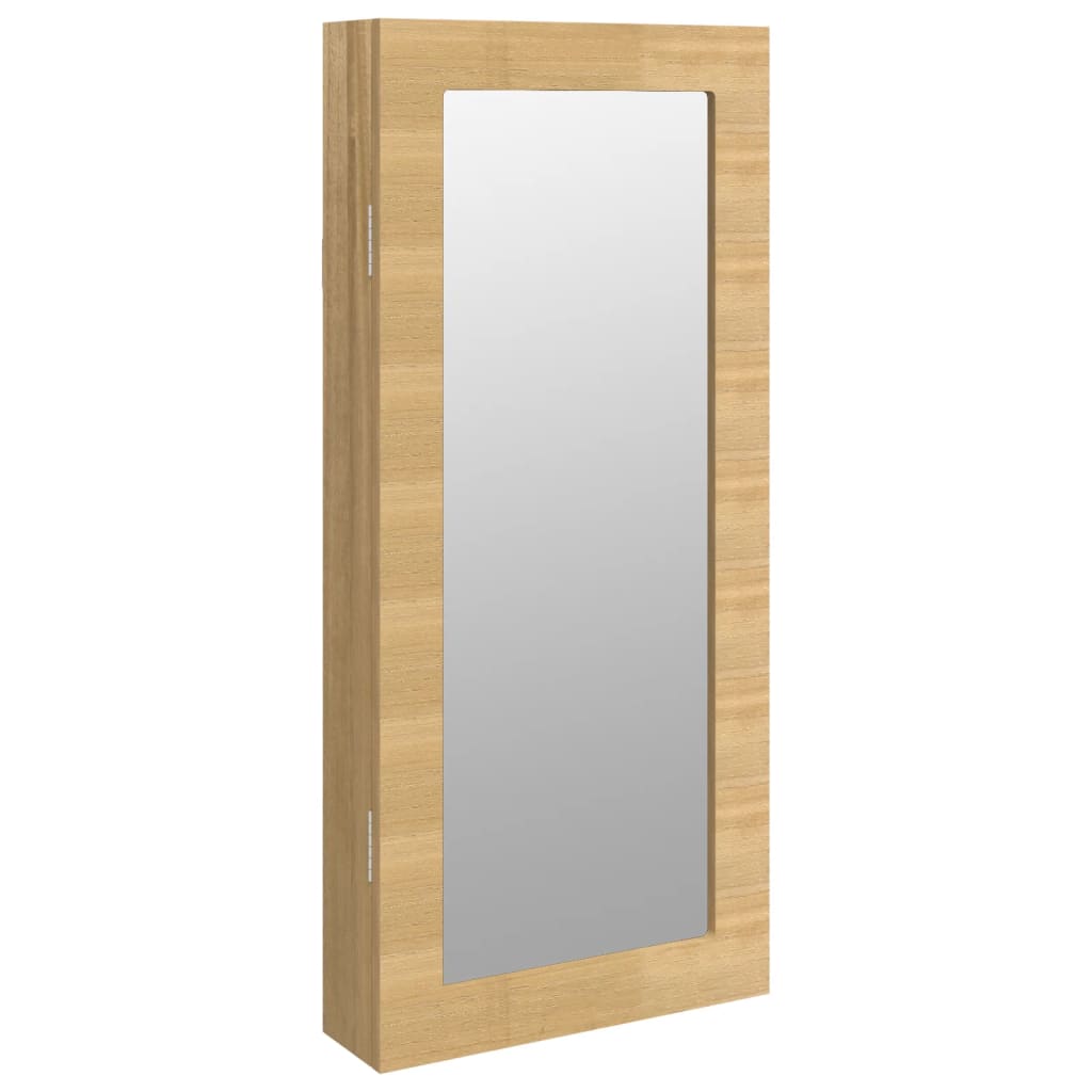 Armoire à bijoux avec miroir murale 30 x 8,5 x 67 cm