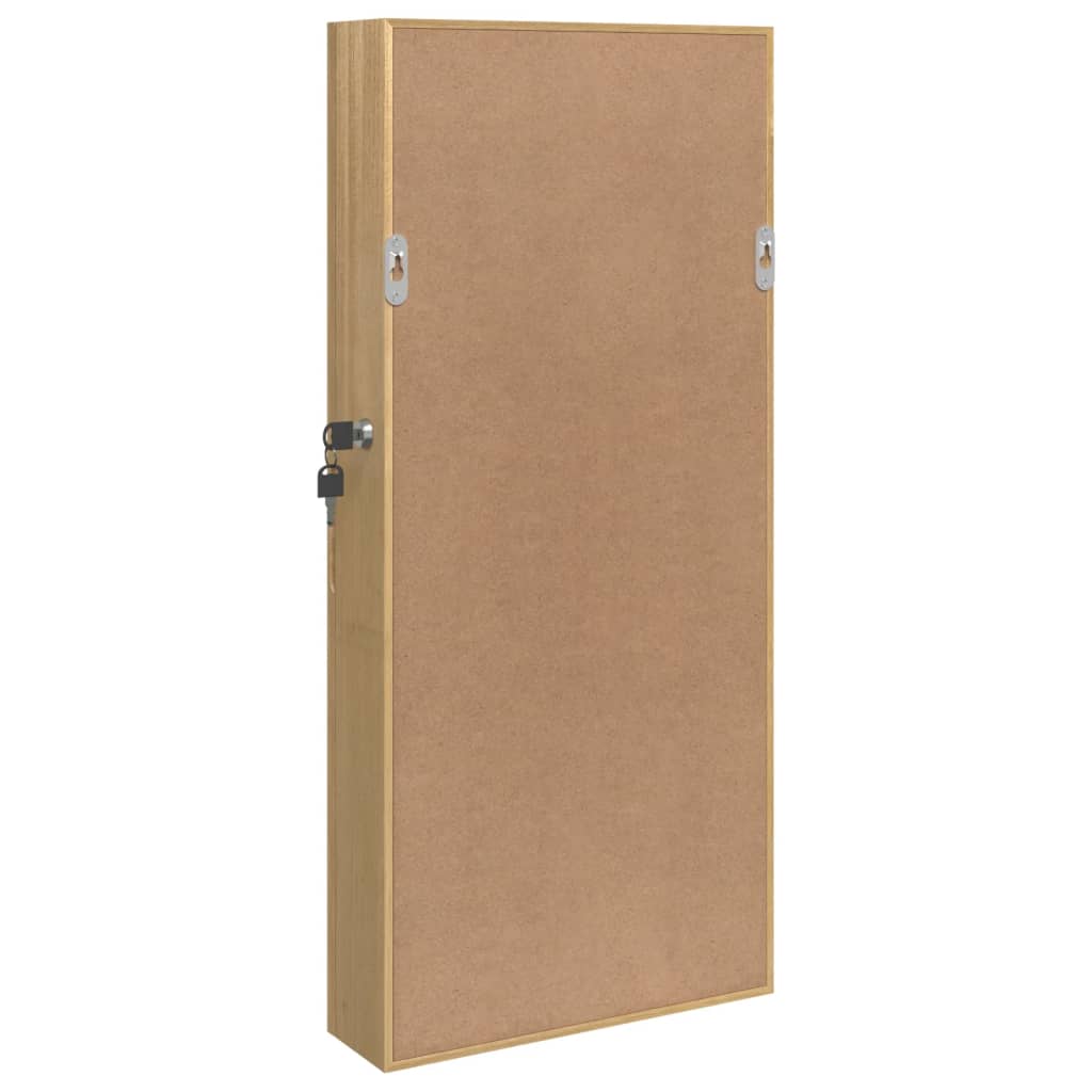 Schmuckschrank mit Wandspiegel 30 x 8,5 x 67 cm