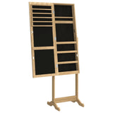 Schmuckschrank mit Standspiegel 42x38x152 cm