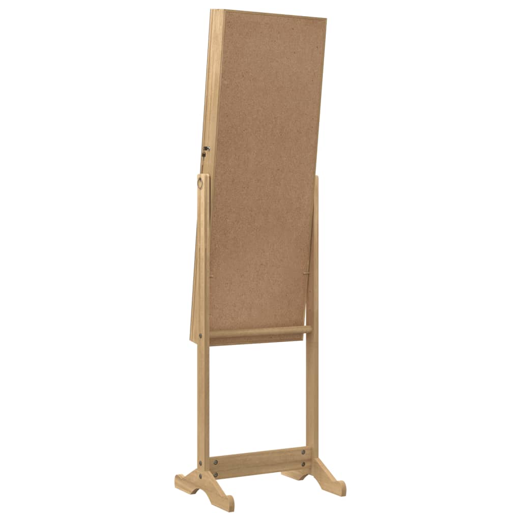 Schmuckschrank mit Standspiegel 42x38x152 cm