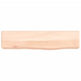 Étagère murale 40x10x6 cm bois de chêne massif non traité