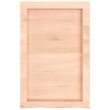 Étagère murale 40x60x(2-6) cm bois de chêne massif non traité