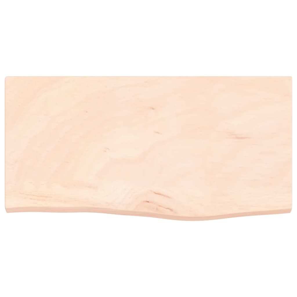 Étagère murale 60x30x(2-4) cm bois de chêne massif non traité