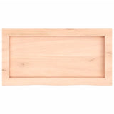 Étagère murale 60x30x(2-4) cm bois de chêne massif non traité