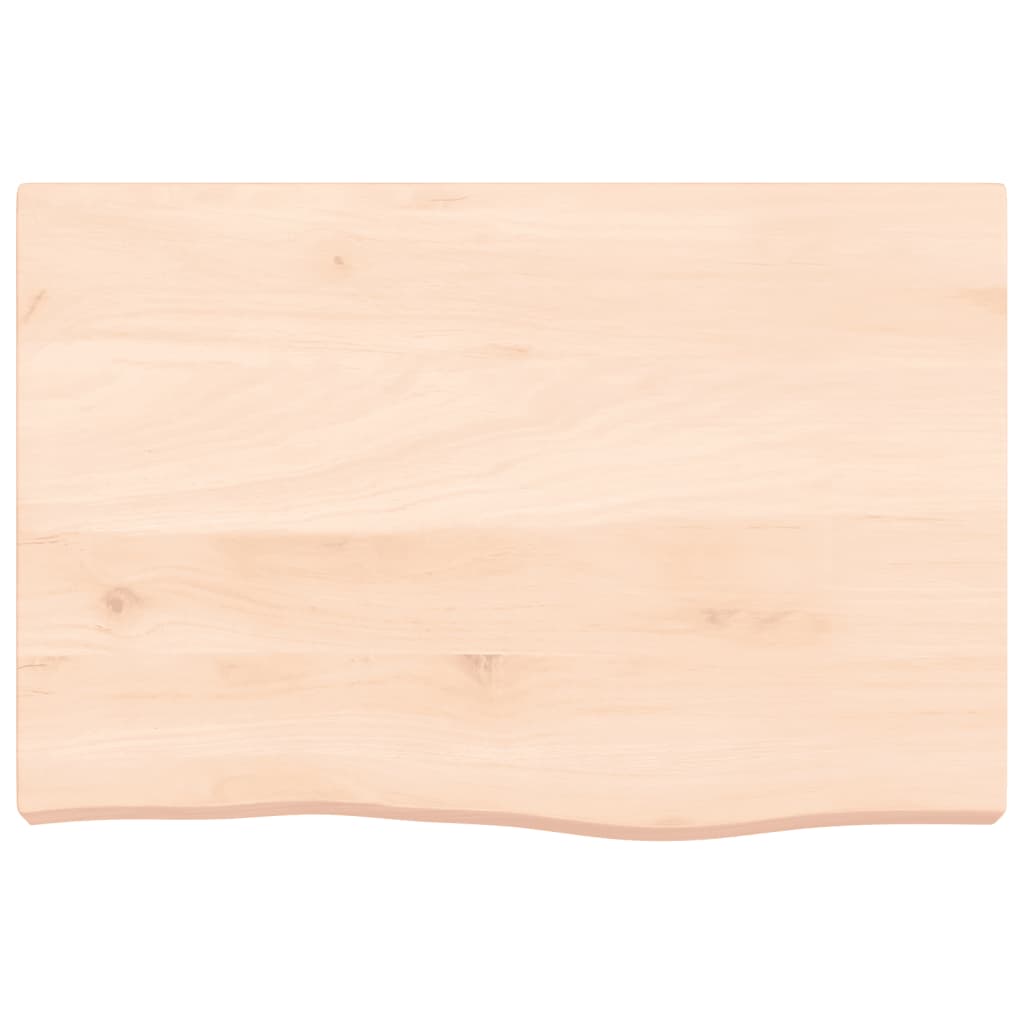 Étagère murale 60x40x(2-6) cm bois de chêne massif non traité