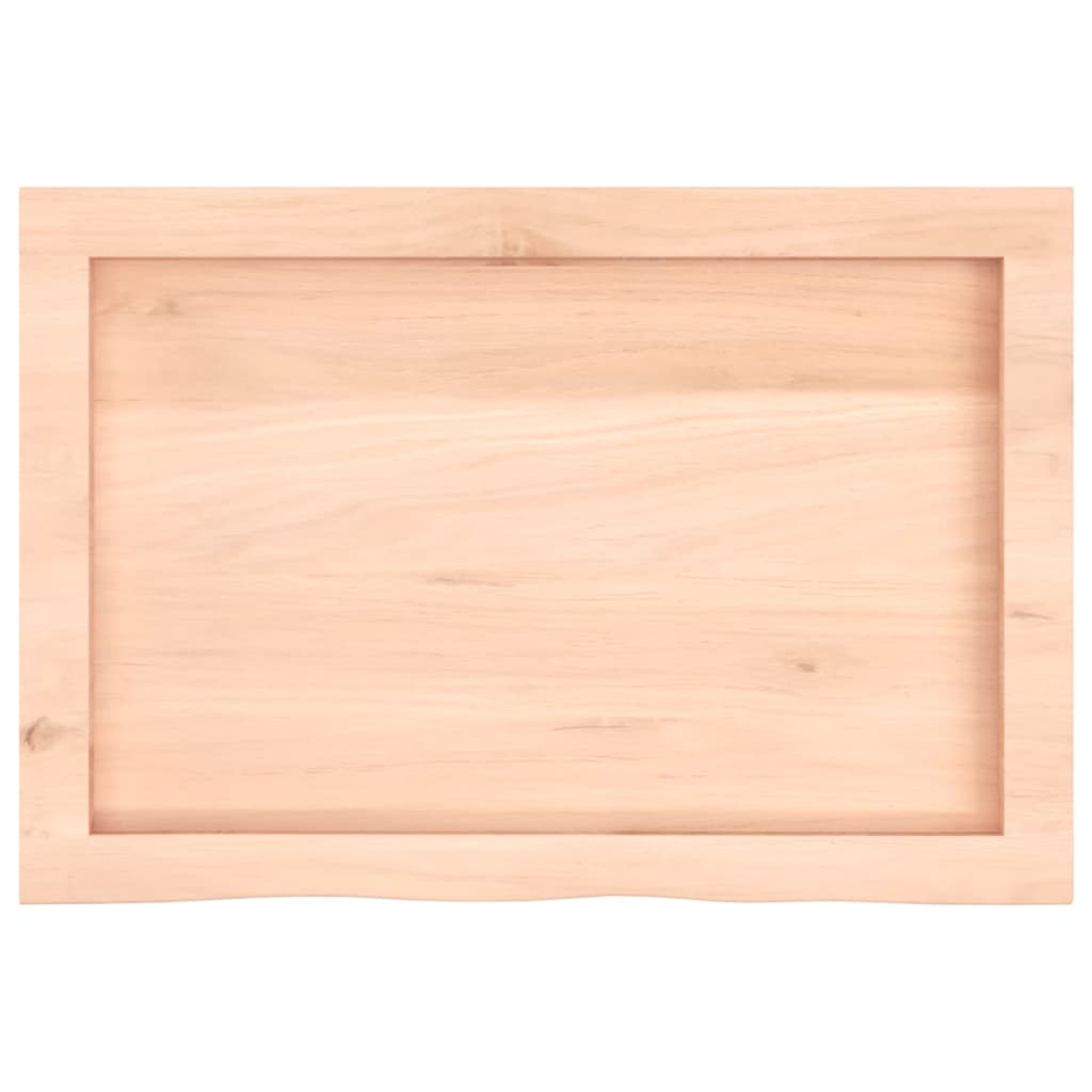 Étagère murale 60x40x(2-6) cm bois de chêne massif non traité