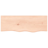 Étagère murale 80x30x(2-6) cm bois de chêne massif non traité