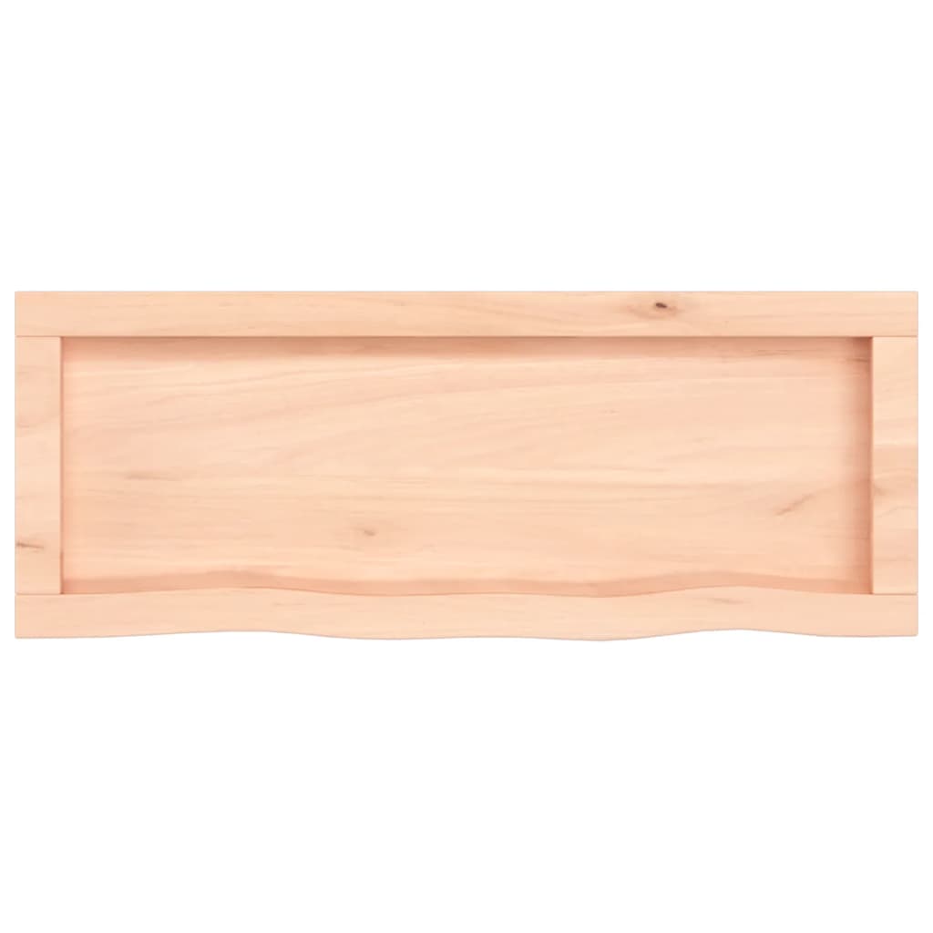 Étagère murale 80x30x(2-6) cm bois de chêne massif non traité