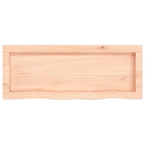 Étagère murale 80x30x(2-6) cm bois de chêne massif non traité