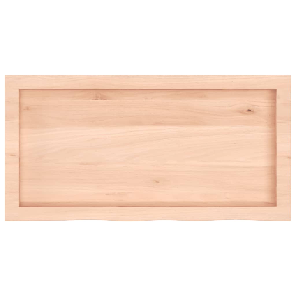 Étagère murale 80x40x(2-6) cm bois de chêne massif non traité