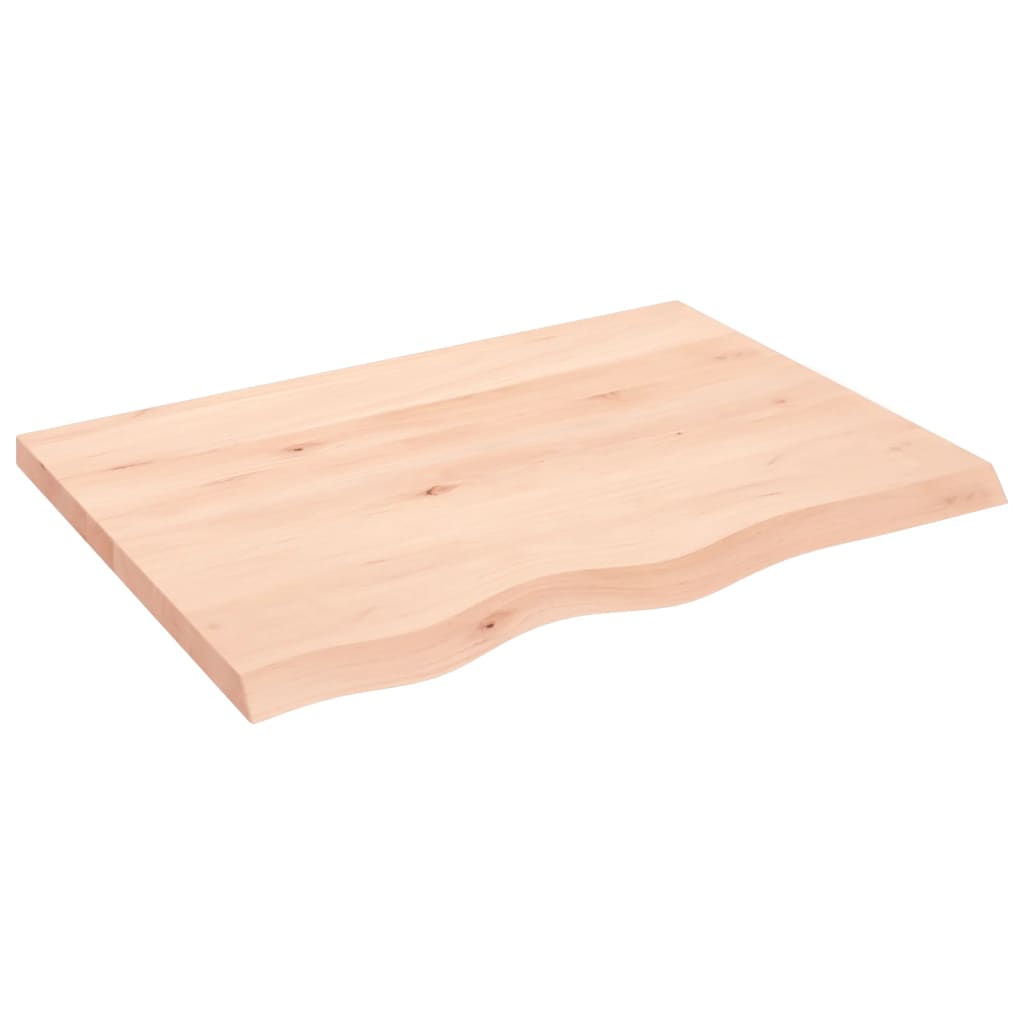 Étagère murale 80x60x(2-4) cm bois de chêne massif non traité