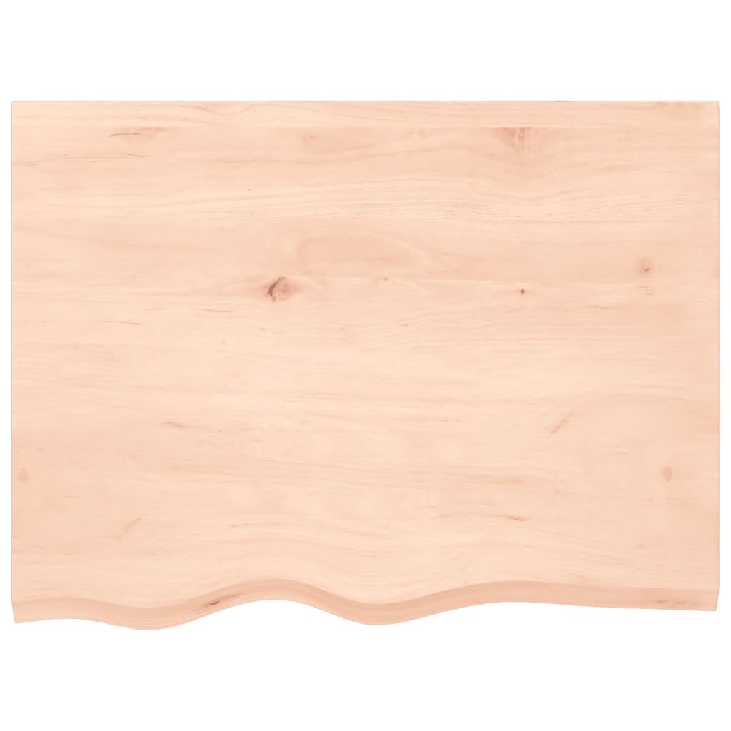 Étagère murale 80x60x(2-4) cm bois de chêne massif non traité