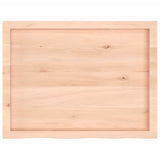 Étagère murale 80x60x(2-6) cm bois de chêne massif non traité