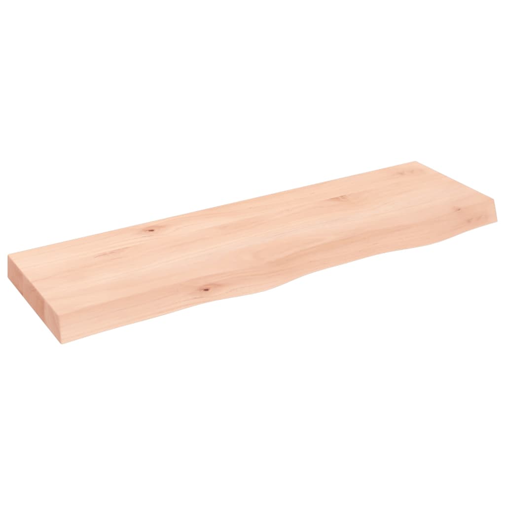 Étagère murale 100x30x(2-6) cm bois de chêne massif non traité