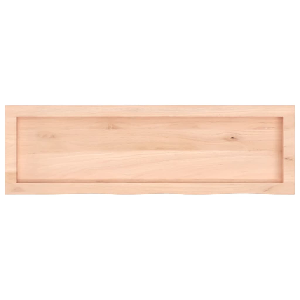 Étagère murale 100x30x(2-6) cm bois de chêne massif non traité