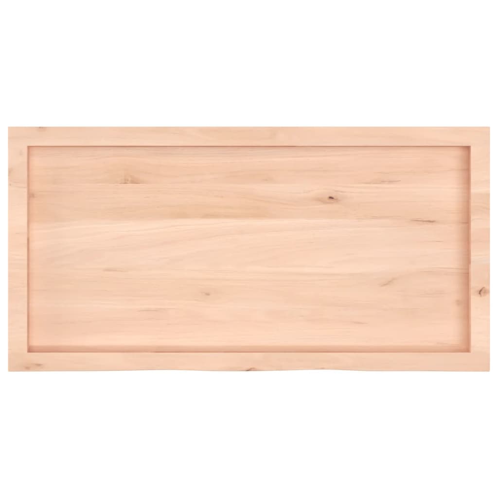 Étagère murale 100x50x(2-4) cm bois de chêne massif non traité