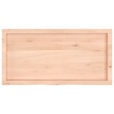 Étagère murale 100x50x(2-4) cm bois de chêne massif non traité