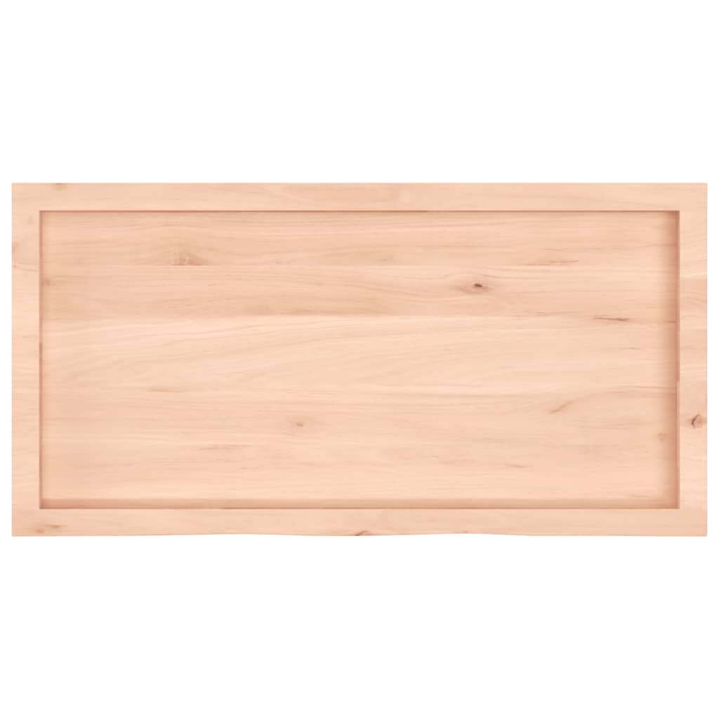 Étagère murale 100x50x(2-6) cm bois de chêne massif non traité